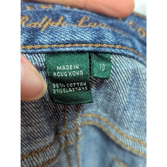 Lauren Jeans Co. By Ralph Lauren Women's Blue Medium-Wash Denim Jeans Pre-Loved - Picture 2 of 8